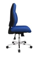 Topstar Bürostuhl Point 91, PI99GBC6 Stoff blau, Gestell alu