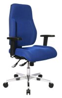 Topstar Bürostuhl Point 91, PI99GBC6 Stoff blau, Gestell alu