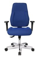 Topstar Bürostuhl Point 91, PI99GBC6 Stoff blau, Gestell alu