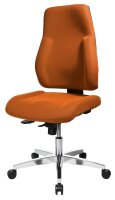 Topstar Bürostuhl Point 91, PI99GBC4 Stoff orange, Gestell alu