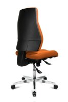 Topstar Bürostuhl Point 91, PI99GBC4 Stoff orange, Gestell alu