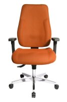 Topstar Bürostuhl Point 91, PI99GBC4 Stoff orange, Gestell alu