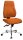 Topstar Bürostuhl Point 91, PI99GBC4 Stoff orange, Gestell alu