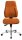 Topstar Bürostuhl Point 91, PI99GBC4 Stoff orange, Gestell alu