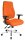 Topstar Bürostuhl Point 91, PI99GBC4 Stoff orange, Gestell alu