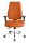 Topstar Bürostuhl Point 91, PI99GBC4 Stoff orange, Gestell alu