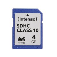 Intenso Speicherkarte SDHC-Card Class 10, 4 GB, 1 St.