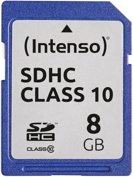 Intenso Speicherkarte SDHC-Card Class 10, 8 GB, 1 St.