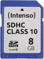 Intenso Speicherkarte SDHC-Card Class 10, 8 GB, 1 St.
