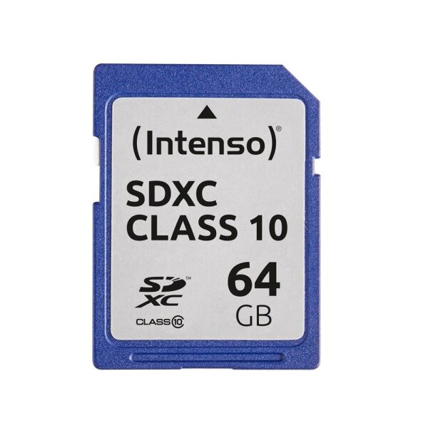 Intenso Speicherkarte SDXC-Card Class 10, 64 GB, 1 St.