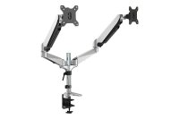 DIGITUS Monitor-Halterung DA-90353 silber für 2...