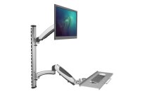 DIGITUS Monitor-Maus-Tastatur-Halterung DA-90354 silber...