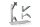 DIGITUS Monitor-Maus-Tastatur-Halterung DA-90354 silber für 1 Monitor, 1 Tastatur, 1 Maus, Wandhalterung