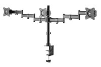 DIGITUS Monitor-Halterung DA-90362 schwarz für 3 Monitore, Tischklemme