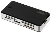 DIGITUS Multi-Compact Flash, Memory Stick, microSD, miniSD, SD-Kartenleser schwarz