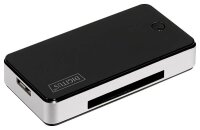 DIGITUS Multi-Compact Flash, Memory Stick, microSD, miniSD, SD-Kartenleser schwarz