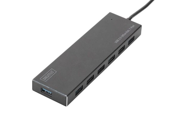 DIGITUS USB-Hub DA-70241-1 7-fach grau