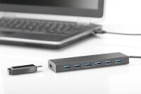 DIGITUS USB-Hub DA-70241-1 7-fach grau