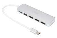 DIGITUS USB-Hub DA-70242-1 4-fach silber