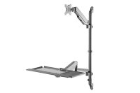 DIGITUS Monitor-Maus-Tastatur-Halterung DA-90372 schwarz...