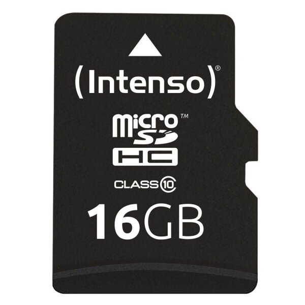 Intenso Speicherkarte microSDHC-Card Class 10, 16 GB, 1 St.
