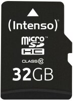 Intenso Speicherkarte microSDHC-Card Class 10, 32 GB, 1 St.