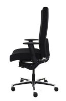 BISLEY XXL Bürostuhl TITANOS, DSTXL733 Stoff schwarz, Gestell alu