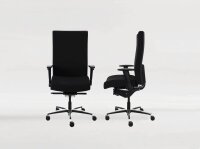 BISLEY XXL Bürostuhl TITANOS, DSTXL733 Stoff schwarz, Gestell alu