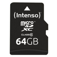 Intenso Speicherkarte microSDXC-Card Class 10, 64 GB, 1 St.