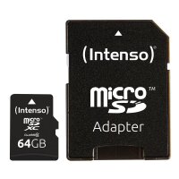 Intenso Speicherkarte microSDXC-Card Class 10, 64 GB, 1 St.