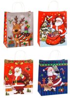12 TSI Geschenktaschen Weihnachten Serie 3 Motiv sortiert...