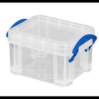 Really Useful Box Aufbewahrungsbox 0,14 l transparent 9,0 x 6,5 x 5,5 cm, 1 St.