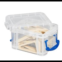 Really Useful Box Aufbewahrungsbox 0,14 l transparent 9,0 x 6,5 x 5,5 cm, 1 St.