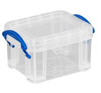 Really Useful Box Aufbewahrungsbox 0,14 l transparent 9,0 x 6,5 x 5,5 cm, 1 St.