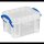 Really Useful Box Aufbewahrungsbox 0,14 l transparent 9,0 x 6,5 x 5,5 cm, 1 St.