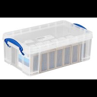Really Useful Box Aufbewahrungsbox 5,0 l transparent 34,0 x 20,0 x 12,5 cm, 1 St.