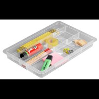Really Useful Box Aufbewahrungsbox 4,0 l transparent 39,5 x 25,5 x 8,8 cm, 1 St.