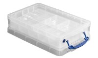 Really Useful Box Aufbewahrungsbox 4,0 l transparent 39,5 x 25,5 x 8,8 cm, 1 St.