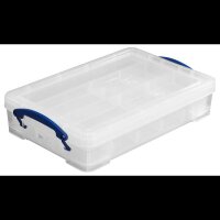 Really Useful Box Aufbewahrungsbox 4,0 l transparent 39,5 x 25,5 x 8,8 cm, 1 St.