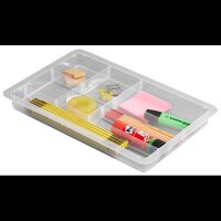 Really Useful Box Aufbewahrungsbox 4,0 l transparent 39,5 x 25,5 x 8,8 cm, 1 St.