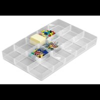 Really Useful Box Aufbewahrungsbox 4,0 l transparent 39,5 x 25,5 x 8,8 cm, 1 St.