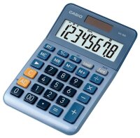 CASIO MS-80E Tischrechner blau