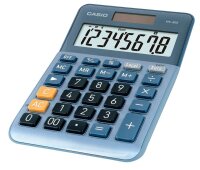 CASIO MS-80E Tischrechner blau