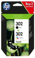 HP 302 (X4D37AE) schwarz, color Druckerpatronen, 2er-Set