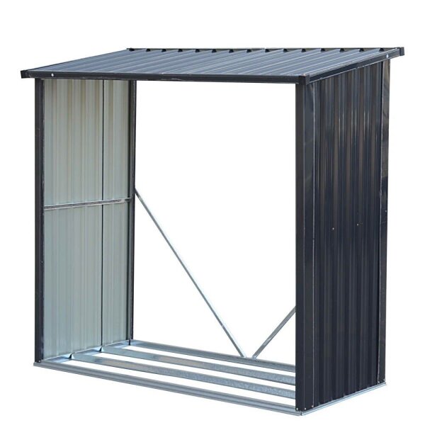 tepro Holzunterstand Wood Store L, anthrazit, 1 St.