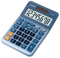 CASIO MS-88EM Tischrechner blau