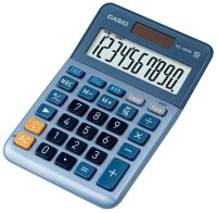 CASIO MS-100EM Tischrechner blau