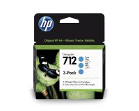 HP 712(3ED77A) cyan Druckerpatronen, 3er-Set