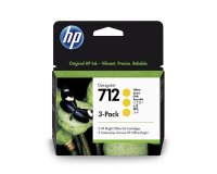 HP 712(3ED79A) gelb Druckerpatronen, 3er-Set