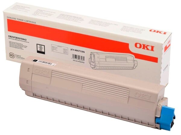 OKI 46471104  schwarz Toner